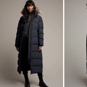 Navy Canada goose mystique parka